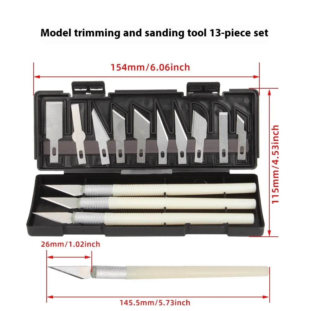 Multiple Models 3D Printer Tool Kit Trimming Knife Scraper Cleaning Needle Tweezers Pliers Deburring Kit DIY 3D Printing Tools