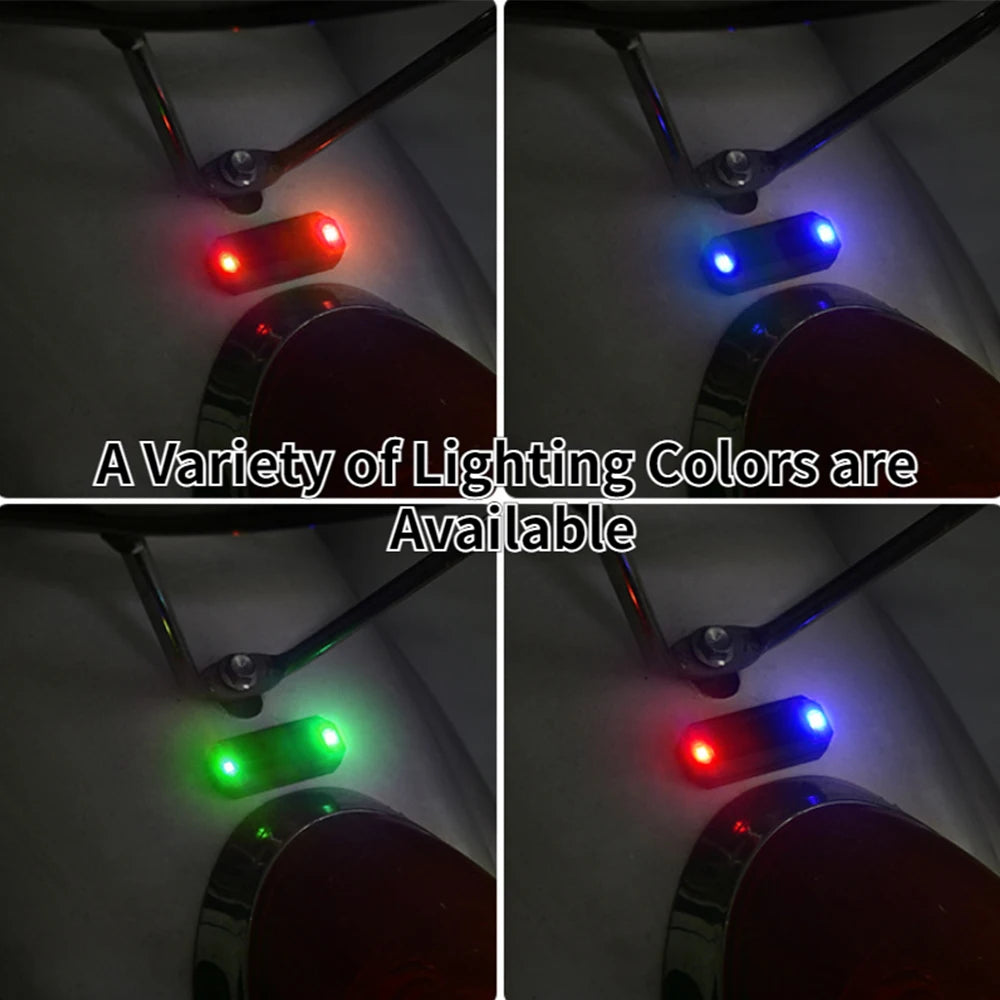 Mini Solar LED Car Warning Light, Wireless Anti-Theft Flashing Lamp, Simulated Dummy Alarm Security Light