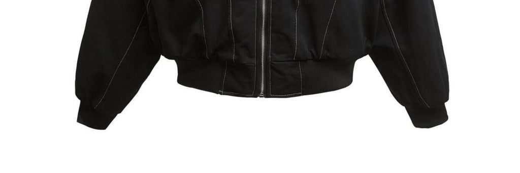 Y2K New American Cleanfit Fur Collar Imitation Mink Fur Hooded Cotton-padded Jacket Men Gothic Retro Hip-hop Short Tooling Coat