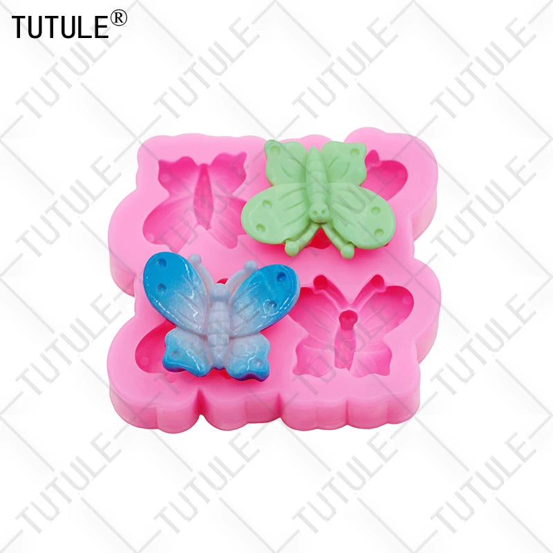 3D Honeybee Keychain Earrings Silicone Mold DIY Honeybee Clay epoxy resin Accessories Silicone Moulds cake Chocolate Molds