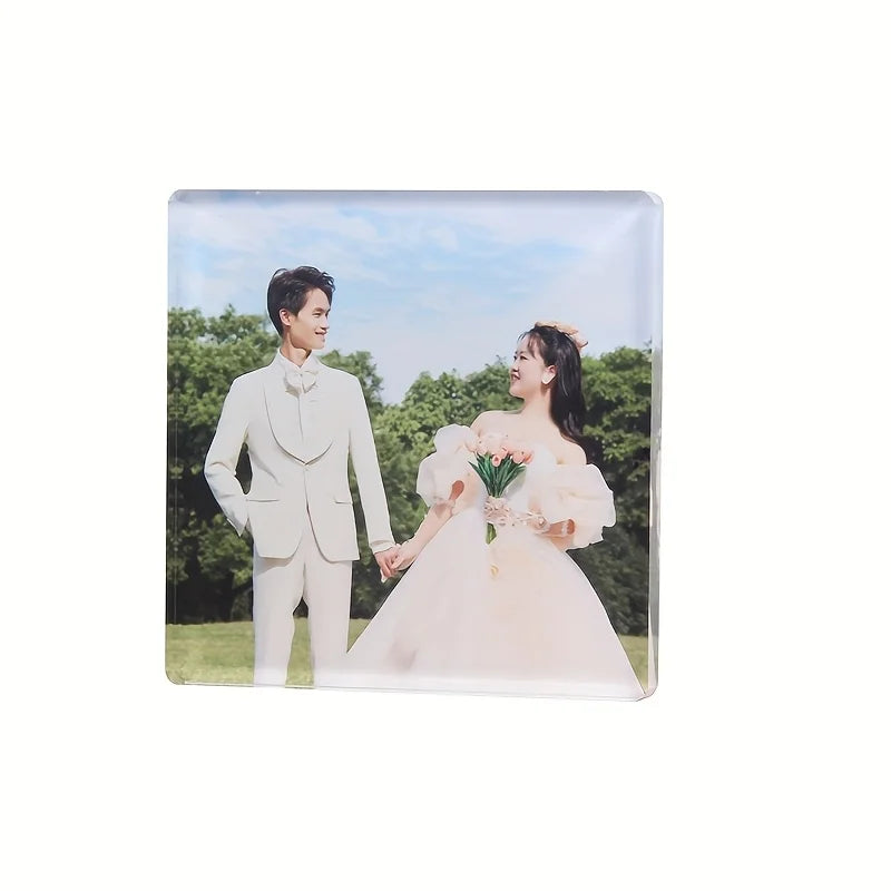 Personalized Acrylic Photos Custom Decoration Desktop Keepsakes Acrylic Photo Frames Home and Office Decor Personalized Photos