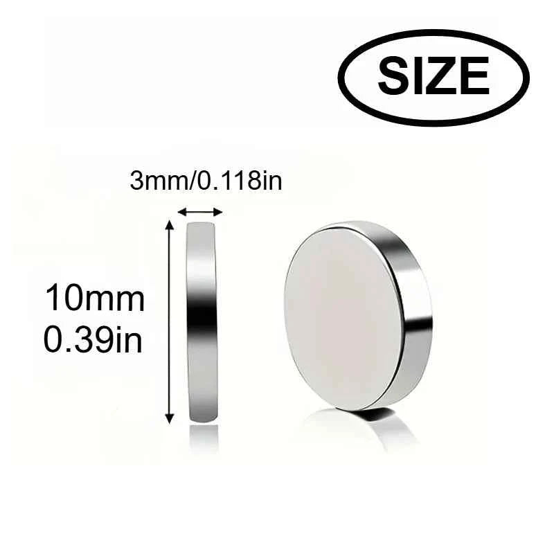 10x3/6x3mm mini whiteboard magnet, widely used in Halloween DIY, refrigerator stickers warehouse tool classification bag buttons