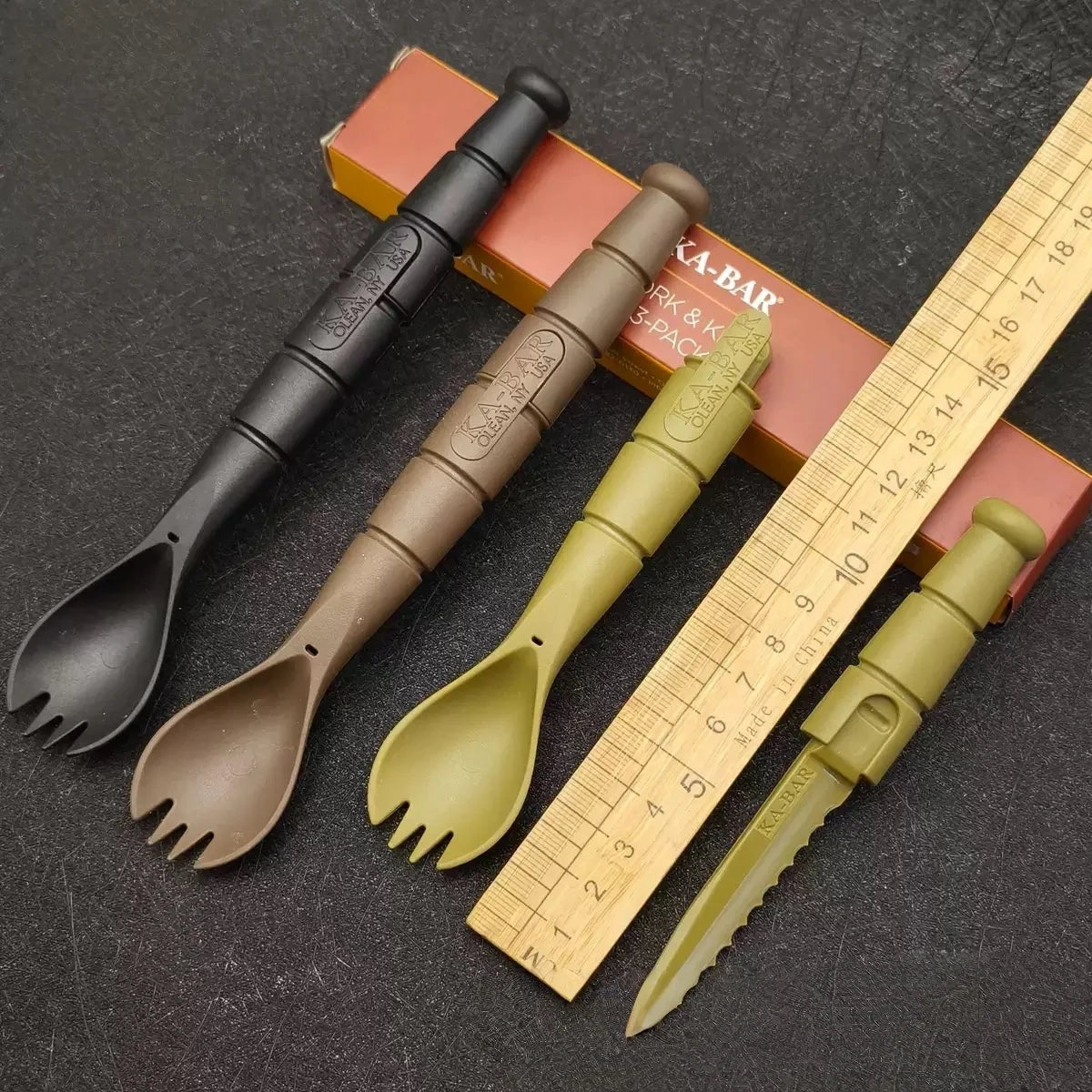 Outdoor small tools, tactical forks and spoons, EDC mini supplies, outdoor multi-functional tools