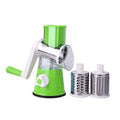 3-in-1 Rotating Cheese Grater Multi-Function Manual Vegetable Slicer Peanut & Cheese Grinder Vegetable Chopper