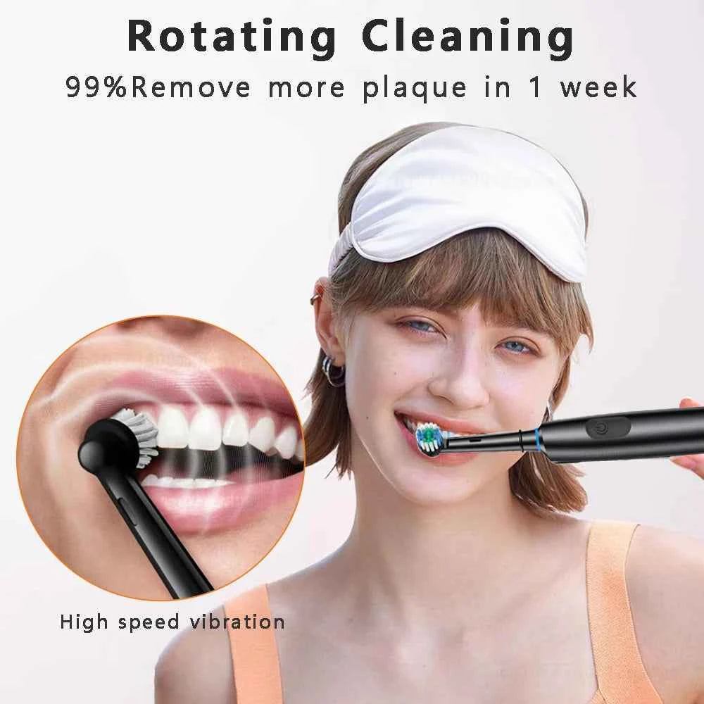 Rechargeable Electric Toothbrush – 5 Modes, Smart Timer