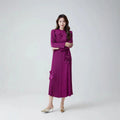 Directly From The Manufacturer Spring New Design Three-dimensional Printing Pleated Dress Foreign Style Fashion Dresses Women