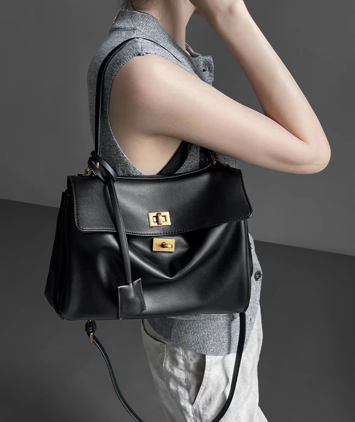 Fashion Large Capaci Platinum Bag Casual Crossbody oulder Bag for Women Faionable Underarm Bag Modern Neutral Sle New Style 2026