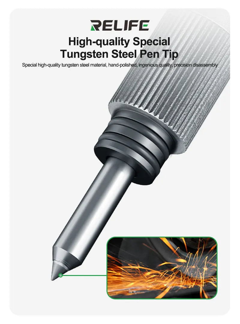RELIFE RL-066C Back Glass Breaking Pen Phone Rear Camera Disassembly Tools Back Glass Removal Repair Refurbushing Blasting Tool