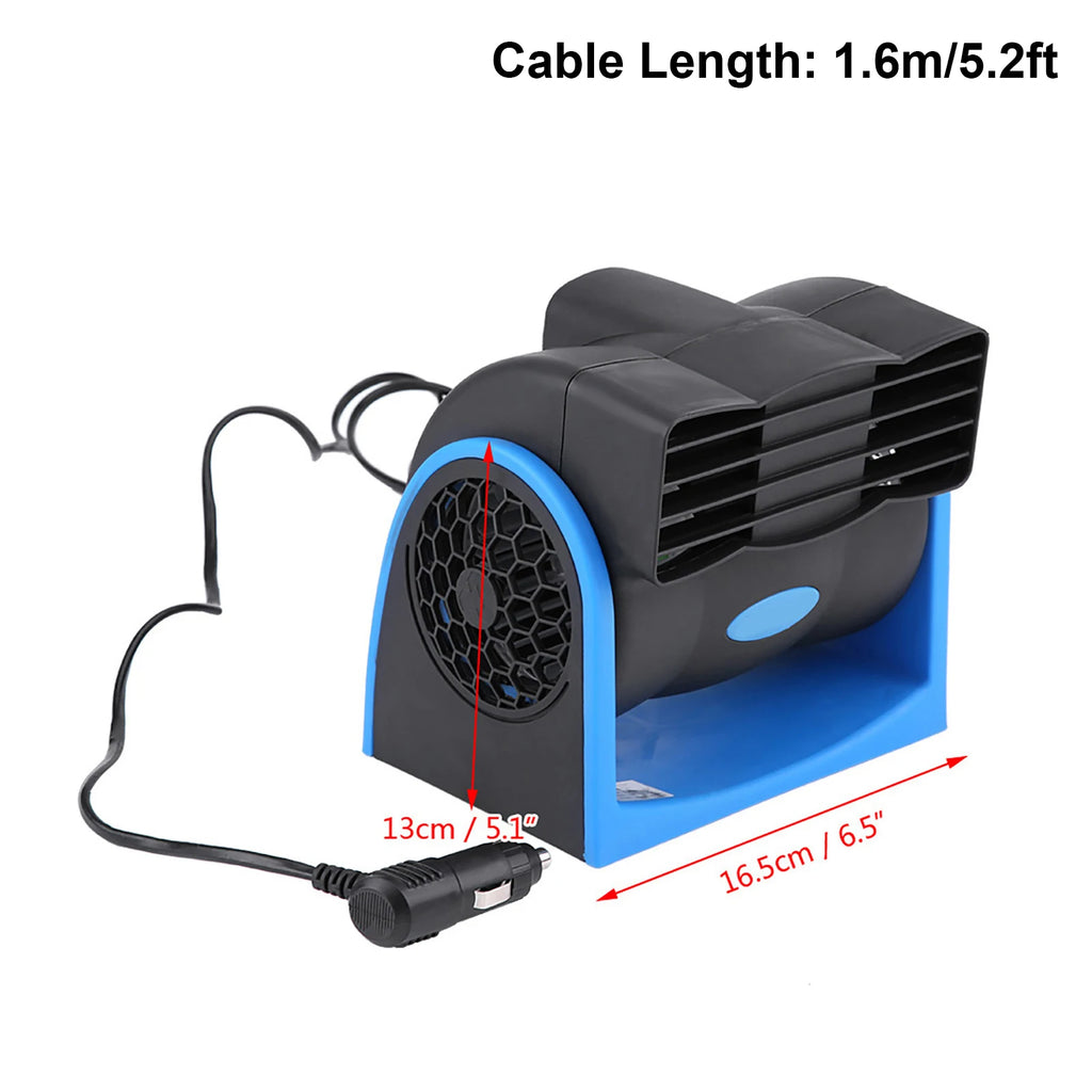 Auto Car Vehicle 12V Electric Fan Mini Adjustable Speed Silent Air Fan Car Air Fan Car Fan Electric Fan Car Silent Air Fan