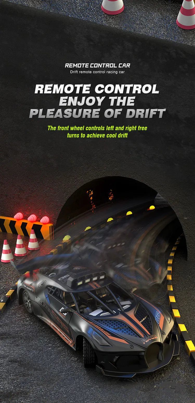 RC Car Toy Drift Racing Remote Control Car High Speed Off Road Racing Car Toys for Boys Christmas Indoor Outdoor Xmas Gifts