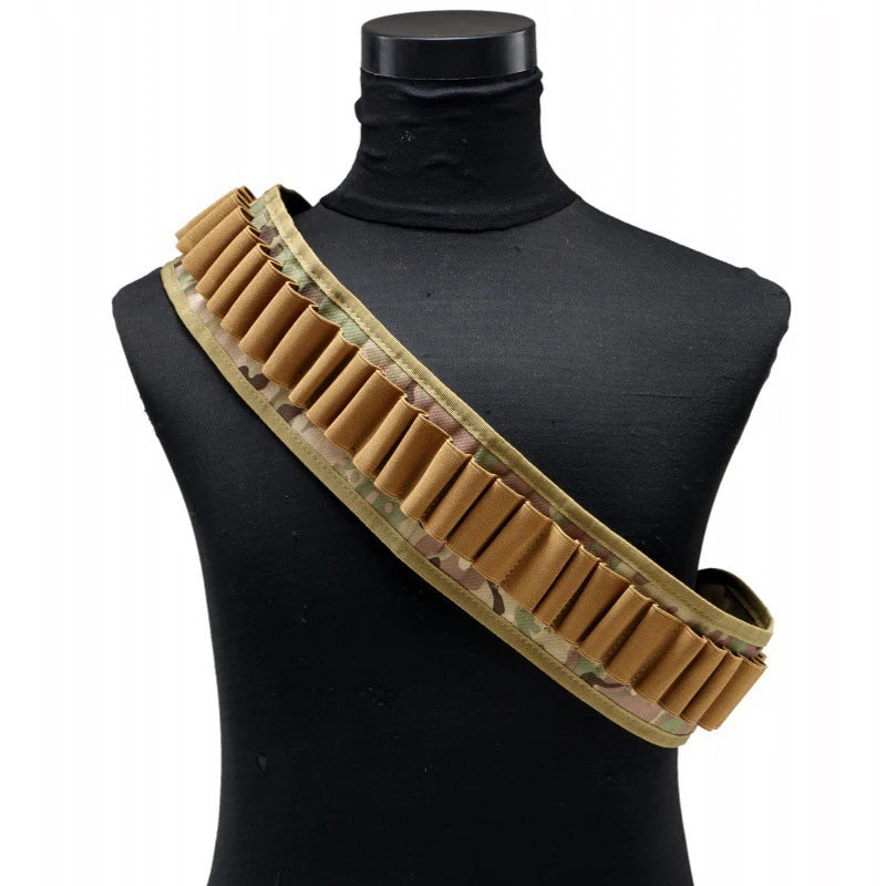 30 Round Shell Holder Belt Training Hunting Accessories Outdoor Sports 12 Gauge 12GA Ammo Bandolier Cartridge Waist Belts