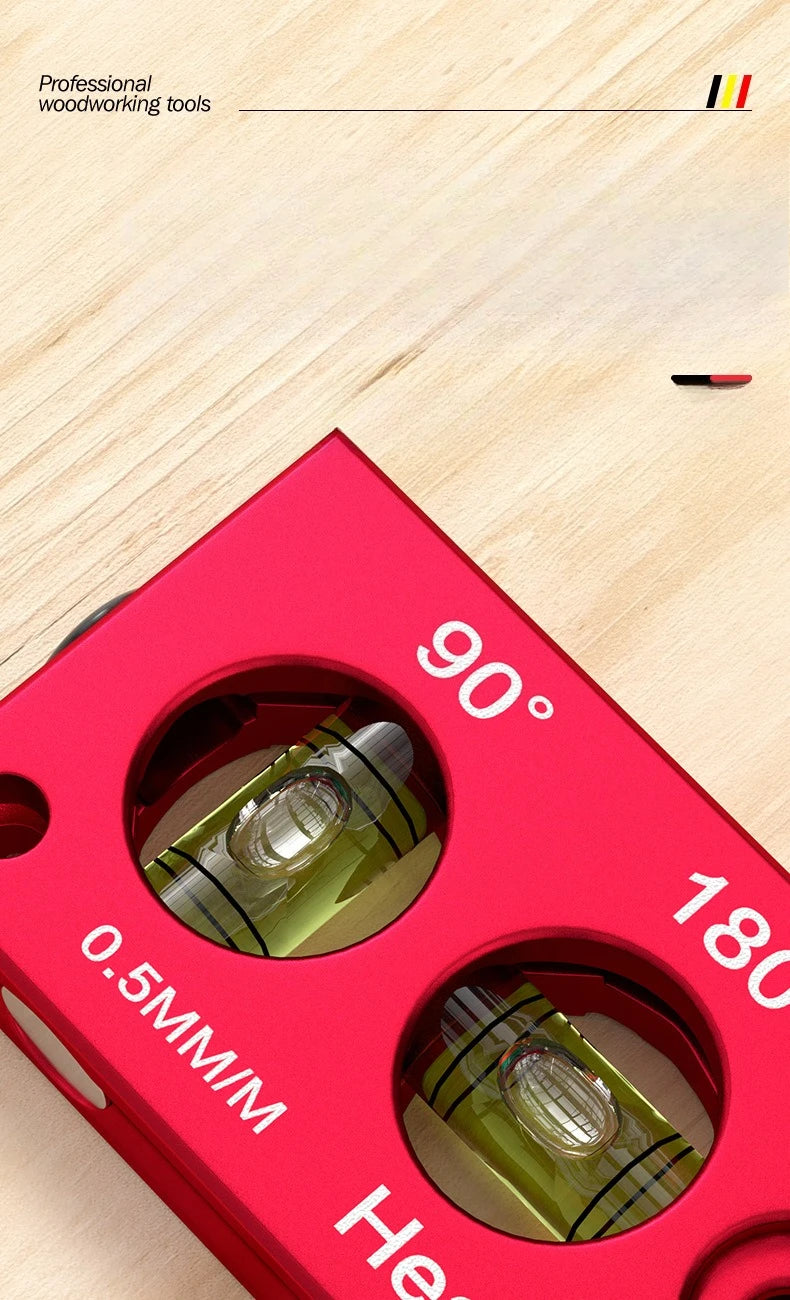 Woodworking ToolsRuler Precision Pocket Ruler Slide Ruler Inch/Metric T-Track Metal Slide Stops Aluminum Precision Rulerler