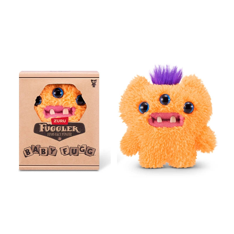 Original Fuggler Plush Keychain Ugly Monster Screech Munch Rabid Rabbit Wide Eyed Weirdo Annoyed Alien Stuffed Peluche Toys