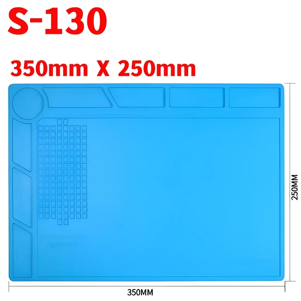 ESD Heat Insulation Soldering Mat Computer Phone Repair Tool Kit Working Silicone Repair Pad Heatresistant Maintenance Tool Kit
