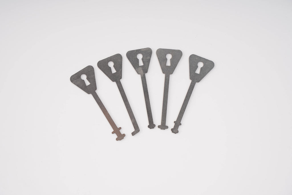 Locksmith Push Rod Tension Wrench Tools for Lock,Comb Lock Tools Portable Pocket Tools