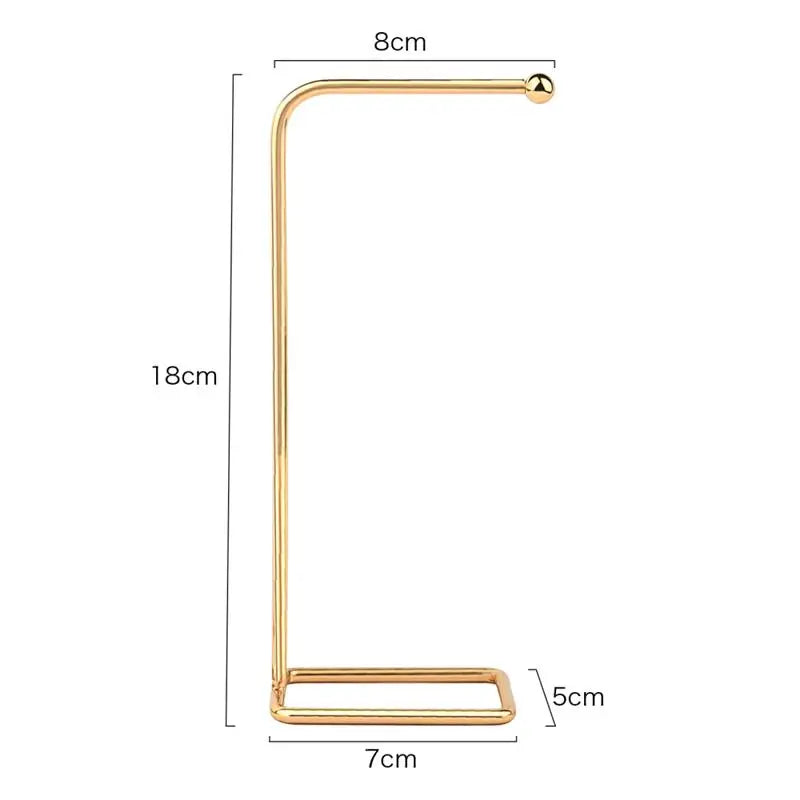 High Quality Jewelry Organizer Shelf Metal Earring Storage Rack DIY Jewelry Organizer Holder Pendants Necklace Display Stand