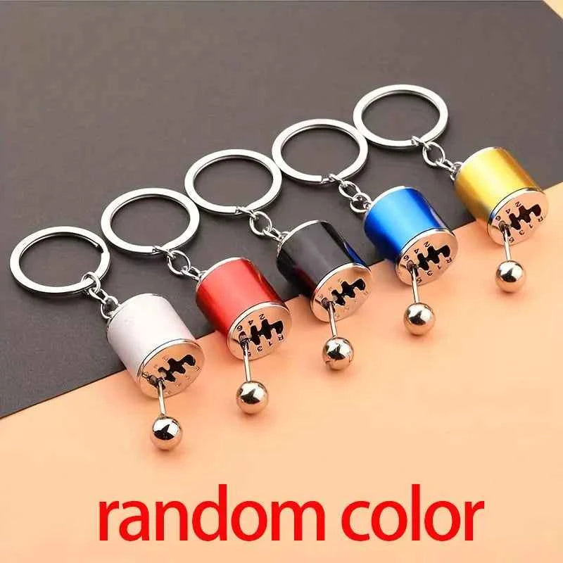 1 piece men's creative car modification shift keychain stress toys desk toy  anti anxiety stress reliever toys