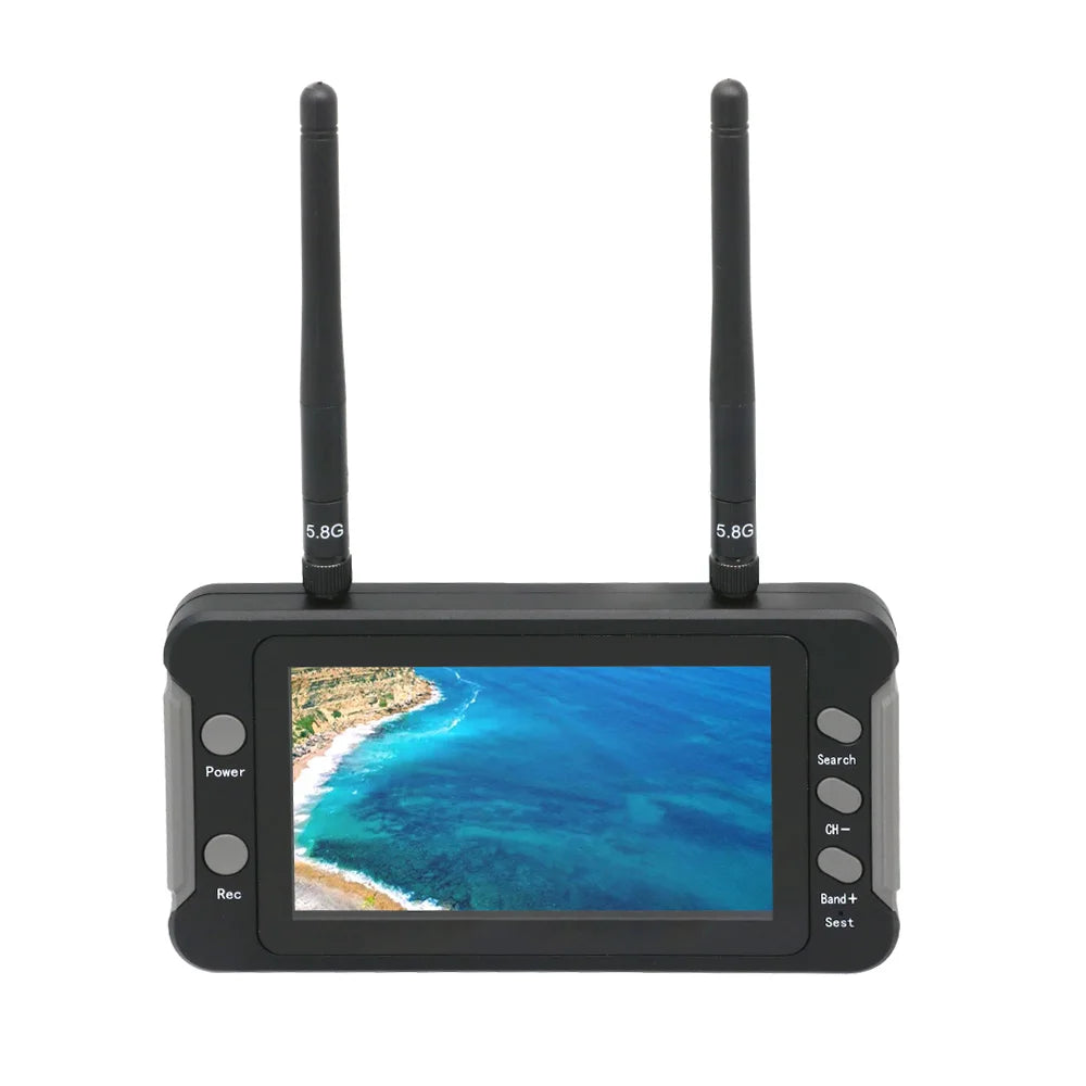 5.8G 40CH Dual Antennas FPV Goggles Monitor Video Glasses Headset HD W/ 5.8G 25mW Transmitter FPV Camera + OSD for Racing Drone