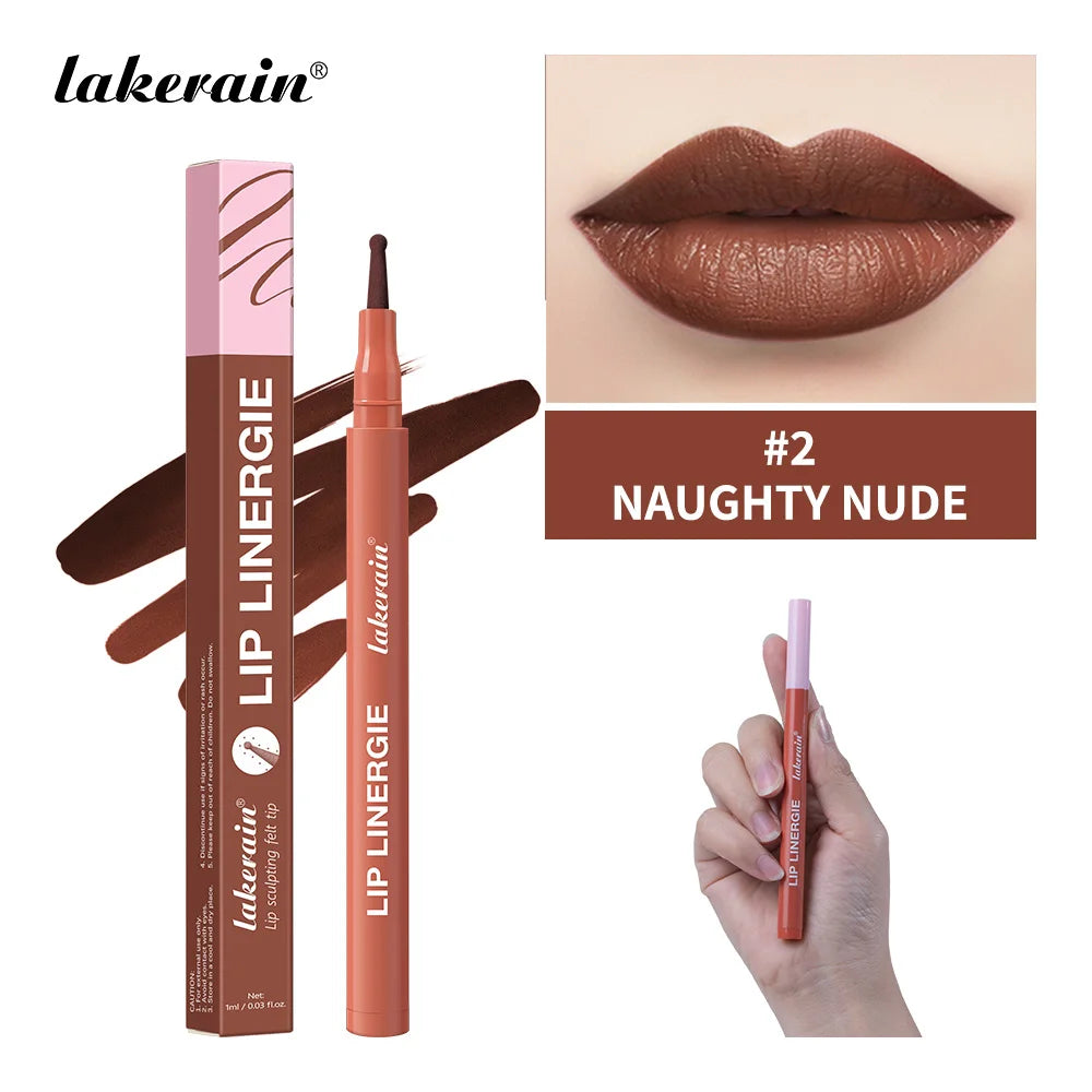 Color 2 Color 2-in-1 Lip Contour Stain Pen – Long-Lasting & Waterproof