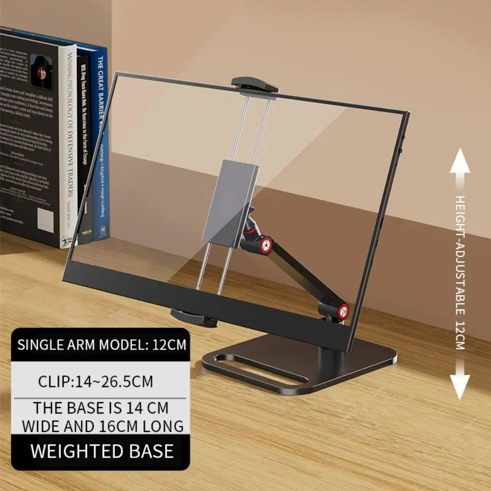 Universal Expandable Monitor Desk Holder Adjustable 360° Swivel Tablet Stand Foldable Tablet Bracket for 12-17in