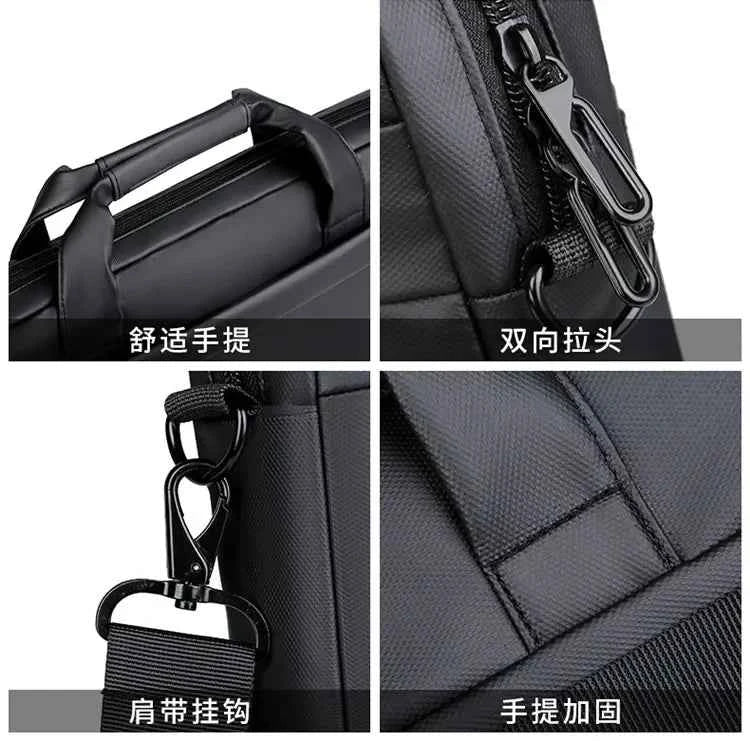 Men Briefcase Bag High Quality Business Famous Brand PU Leather Shoulder Messenger Bags Office Handbags 14 inch Laptop bag bolso