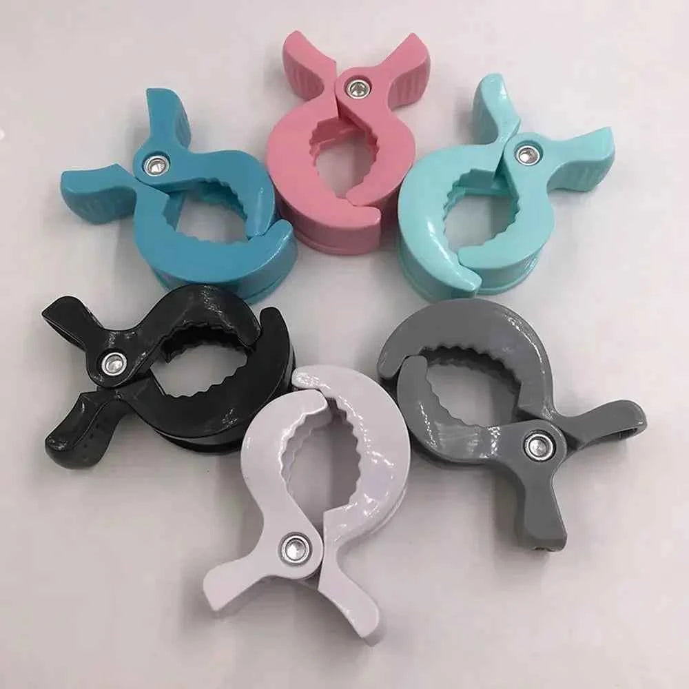 2pcs Baby Stroller Accessories Baby Stroller Clamp Alligator Clip Pram Peg Portable Stroller Hook Baby Car Seat Clips Toddler