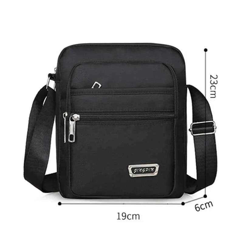 Brand New Men Crossbody Bags Male Nylon Shoulder Bags Boy Messenger Bags Man Handbags for Travel Casual Large Satchel Grey