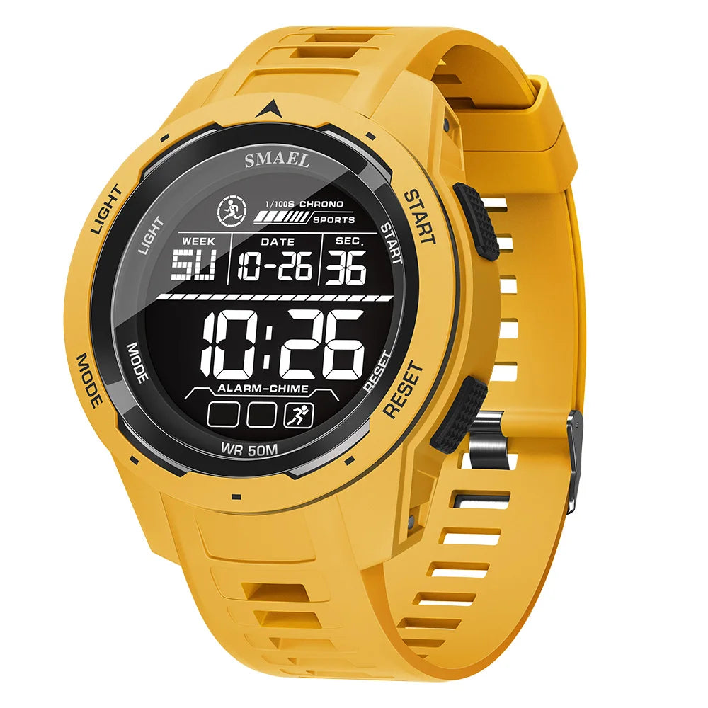 New SMAEL 8105 Watches Camo Strap Military Sport Watch for Men Clock Fashion Digital Wristwatch Waterproof Shockproof Watches