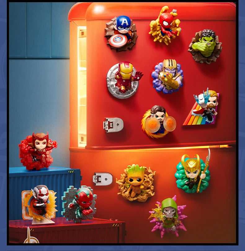 POP MART MARVEL Across The Infinite Series Original Blind Box Surprise Mystery Box Guess Bag Toys Doll Cute Desktop Ornaments