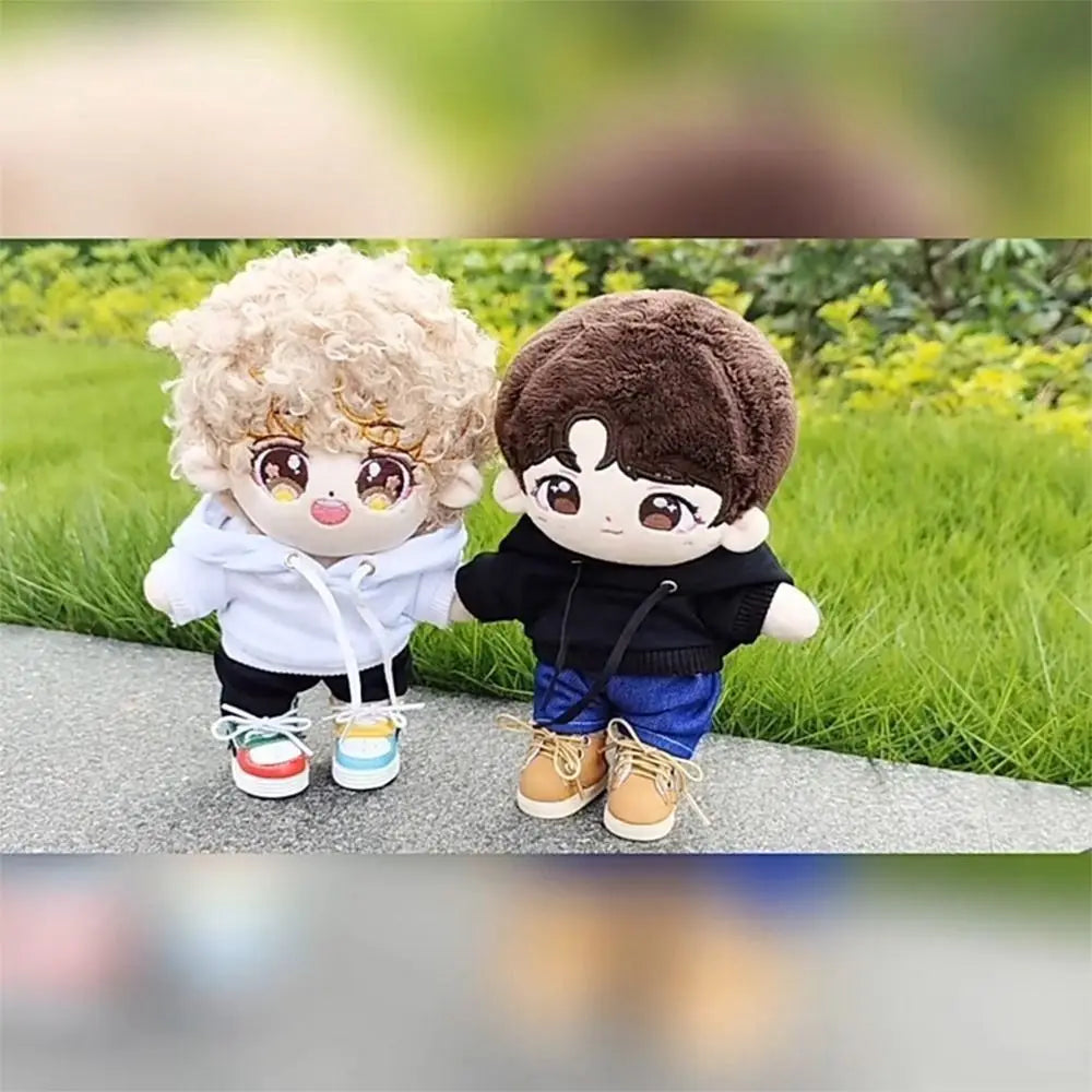 New Multicolor Handmade Hoodies For 10cm Cotton Dolls Fashion Casual Wear Sweatshirt Outfits Cute Dolls Tops Dolls Accessories