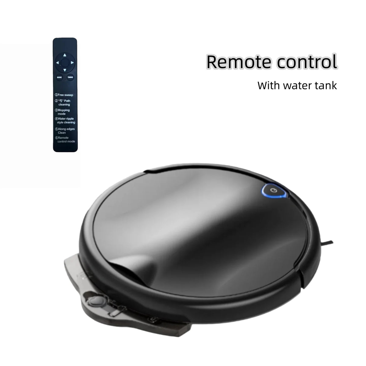 With water tank Color Robot Vacuum Cleaner With Mop – Slim Design, Wet & Dry
