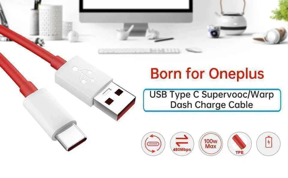 Original Oneplus Cable Supervooc 150w 100w 80w Usb Type C Warp Charge 65w Cables Usbc One Plus 13 13t 12 11 10 Nord 4 N30 SE