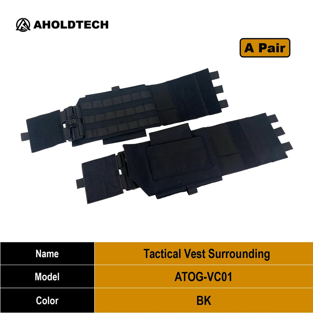 Aholdtech Tactical Quick Release Surrounding Abdominal Belt For Plate Carrier Vest Carrier Elastic Cummerbund Vest Accessories
