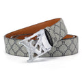 Men's Belt Luxury Design Automatic Buckle Waist Belt Fashion Letter Printed Belt Business Casual Belt For Men Jeans