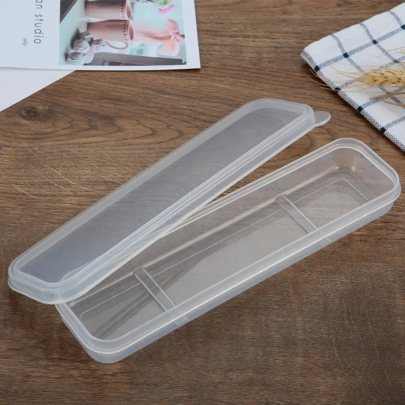 Tableware Box Portable Tableware Box Spoon Fork Storage Box Spoon, Fork, Chopsticks, Straw, Makeup Brush Storage Box