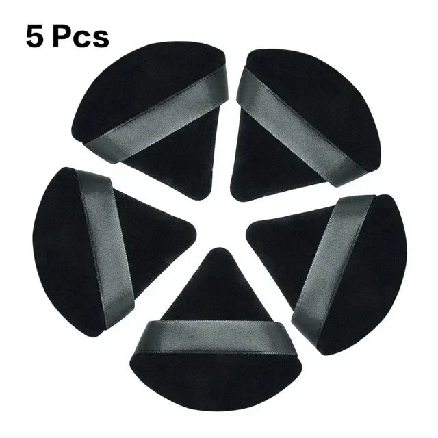 2/5/10/20Pcs Triangle Powder Puff Wet Dry Use For Loose Powder Liquid Cosmetic Soft Plush Powder Puff Makeup Foundation New In T