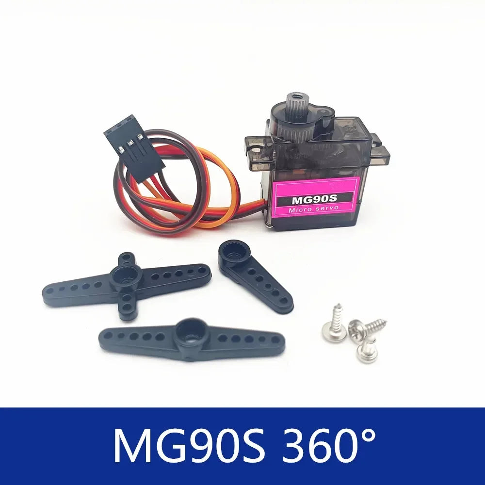 Servo Metal Gear for Model Helicopter Boat For Arduino DIY Toy Airplane Fixed Wing Helicopter 90 180 360 SG90 MG90S MG995 MG996R