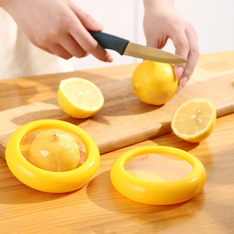 1/4pcs Kitchen Storage Box Fruit Vegetable Container Fresh Box Avocado Tomato Lemon Onion Fresh-Keeping Crisper Kitchen Gadgets