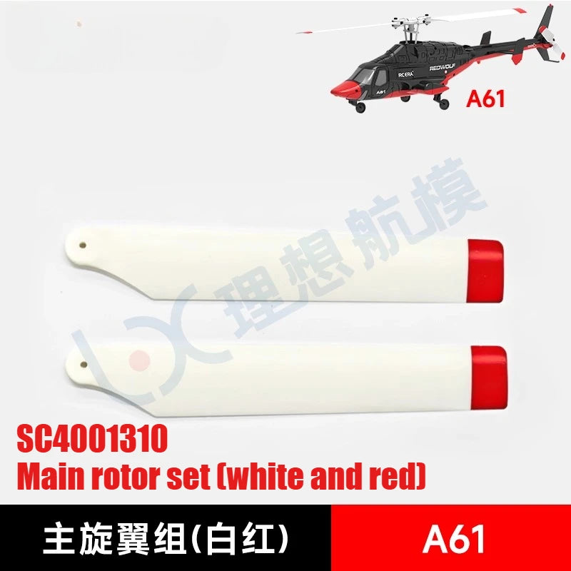 RC ERA A61 RC Helicopter Simulation Original Spare Parts Complete Set Chassis Main Frame Remote Control Blade Receiver Motor