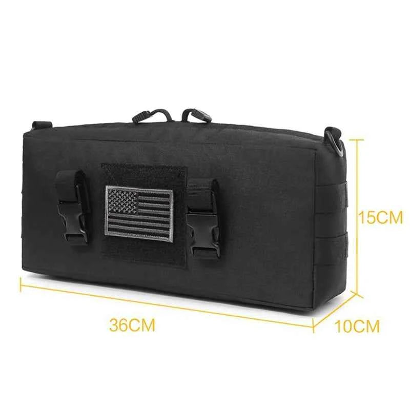 Molle Pouch EDC Nylon Waterproof Hunting Bag Outdoor Sport Waist Pack Travel Camping Cross-body Shoulder Bags