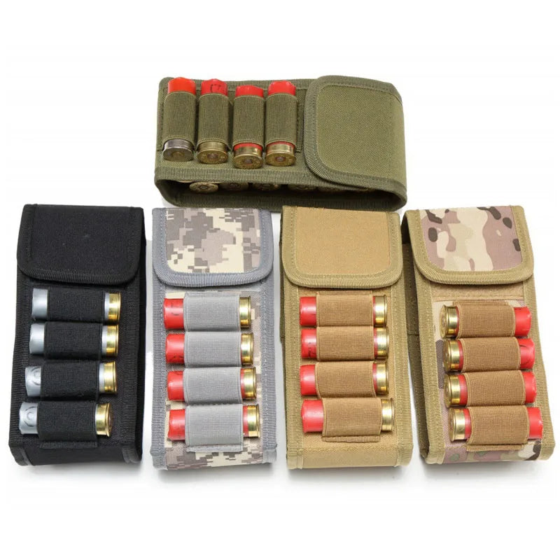 Hunting 16 Rounds Shotgun Storage Bag Molle Magazine Pouch Outdoor Shotgun Cartridges Bullet Mag Holder Accessory Bag