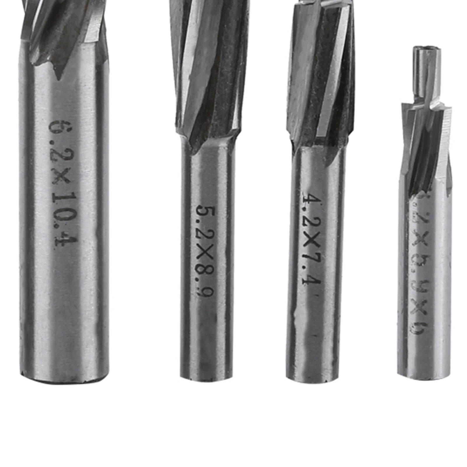 5pcs Countersink End Mill Cutter Slot Drill Bits Tool M3 M4 M5 M6 M8 Drill Milling Bits
