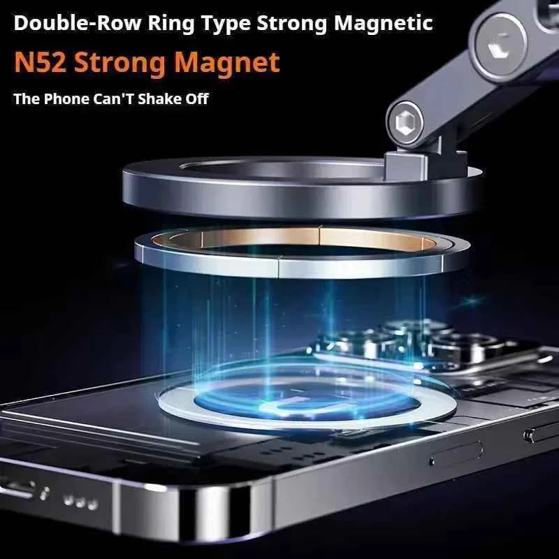 New X93 Magnetic Car Phone Holder 360 degree Rotation Vacuum Adsorption Strong Suction Holder for Mobile Phone Car Bracket
