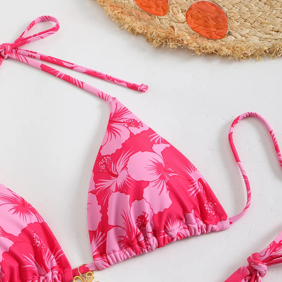 Sexy Micro Bikini Women's Swimsuit 2026 Trend Female Swimwear Two-piece Thong Bikinis Sets Beach Wear Swimming for Bathing Suit