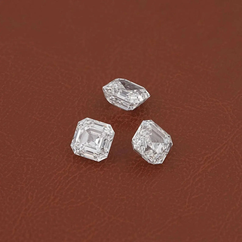 Special Offer 1-5 Ct IGI Certified Asscher Cut VVS Lab Grown Diamond Fancy Light Loose Stones Laser Drilled Luxira Export for