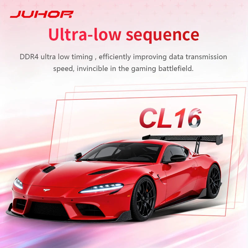JUHOR DDR4 8GB 3200MHz CL16 High Performance Desktop Memory