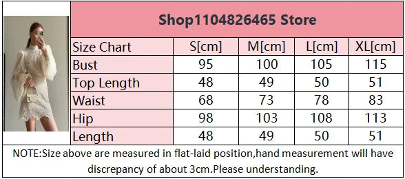 White Lace Dresses Elegant Solid Flared Sleeve High Neck Slim Pleat Mini Women Dress 2026 New Fashion Club Evening  Party Robes