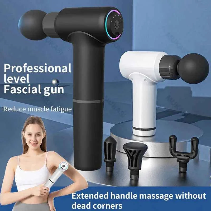 Massage Gun With Extended Handle – Deep Tissue Relief