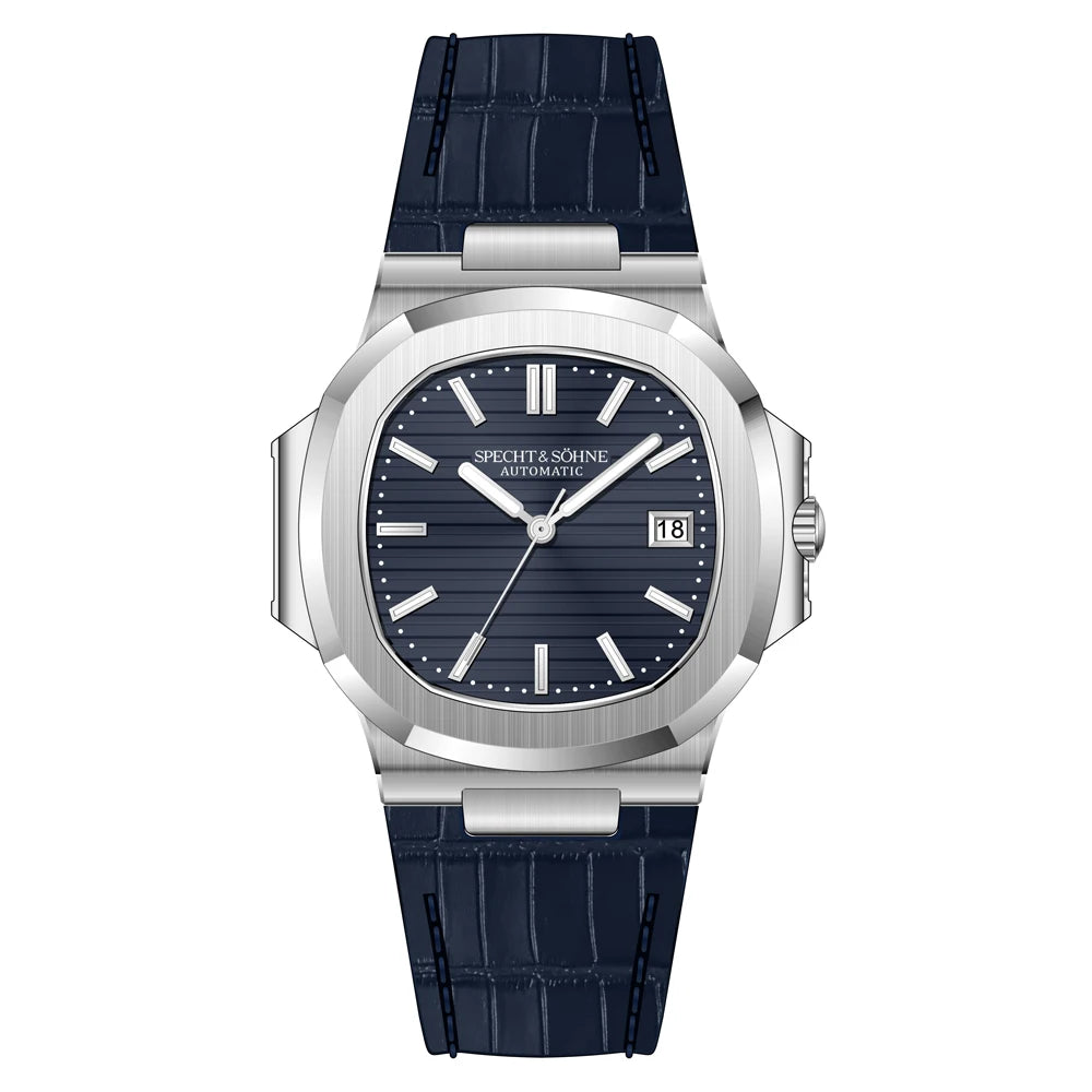 2025 New Specht Sohne Men's Automatic Mechanical Watches  Sapphire Crystal Stainless Steel 50m Waterproof 5711 Watch For Men