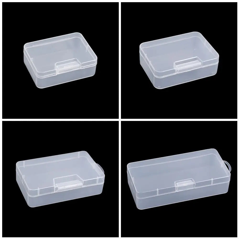 Plastic Box Transparent Jewelry Organizer Sample Box Small Tool Storage Box Nail Enhancement Tool Box Mobile Phone Repair Case